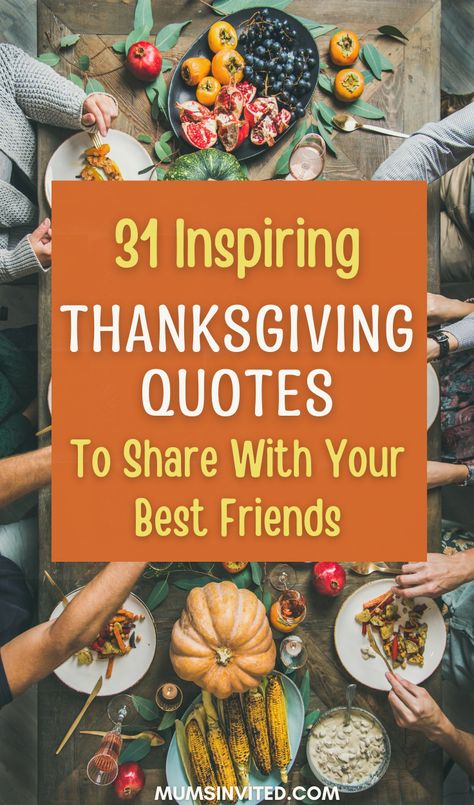 Searching for the perfect funny, inspirational and happy Thanksgiving quote to share with your best friends this year? This post features a roundup of hilarious, cute, and happy Thanksgiving sayings perfect for adding humor and laughs to your group chats and Instagram captions. From clever puns to insta-worthy phrases, this collection of Thanksgiving wishes, messages and greetings helps you express gratitude and thankfulness to the people who keep you smiling. Happy Thanksgiving To My Best Friend, Cute Happy Thanksgiving Quotes, Wishes For Friends Quotes, Happy Thanksgiving Sayings, Thanksgiving Wishes Messages, Thanksgiving Messages For Friends, For Friends Quotes, Happy Fall Quotes, Hello Fall Quotes