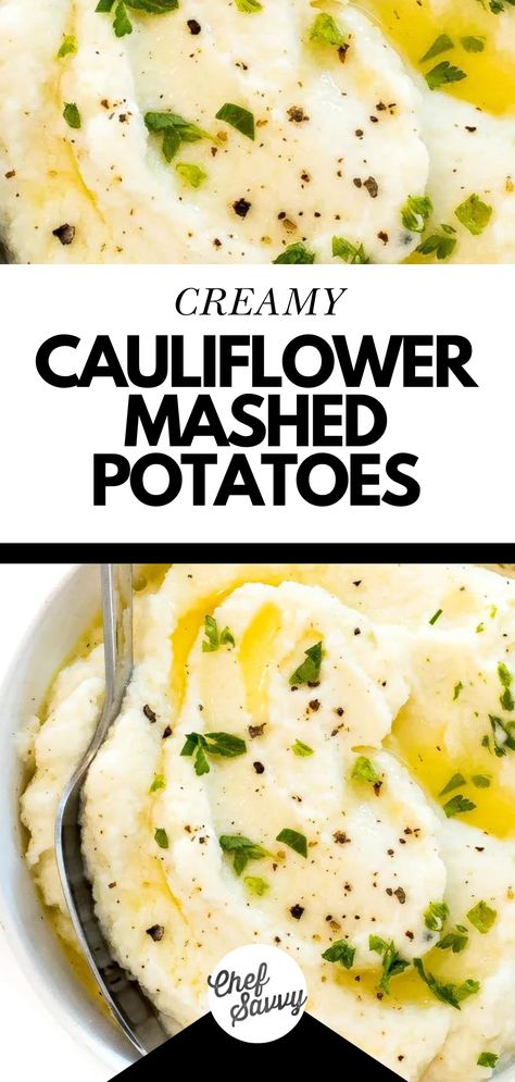 Keto Cauliflower Mashed Potatoes, Cauliflower Mashed Potatoes Keto, Potatoes Side Dishes, Cauliflower Mashed Potatoes Recipe, Healthy Mashed Potatoes, Garlic Mashed Cauliflower, Cauliflower Recipes Healthy, Cauliflower Mashed, Mashed Cauliflower Recipe