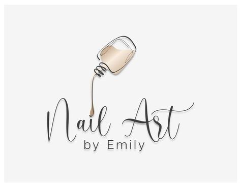 Nail Logos Ideas, Nail Store, Hair And Nail Salon, Salon Logo Design, Nail Salon Decor, Nail Salon Design, Nail Art Studio, Beauty Salon Logo, Nail Logo