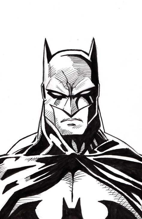 I'm Batman! by GREAT-ODEN on deviantART | Desenhos para colorir adultos, Desenhos, História em quadrinhos Batman Face Drawing, Batman Illustration Art, Batman Comic Art Illustrations, Batman Line Art, Batman And Joker Drawing, Batman Drawing Ideas, Batman Drawing Pencil, Batman Sketch Easy, Batman Drawing Sketches