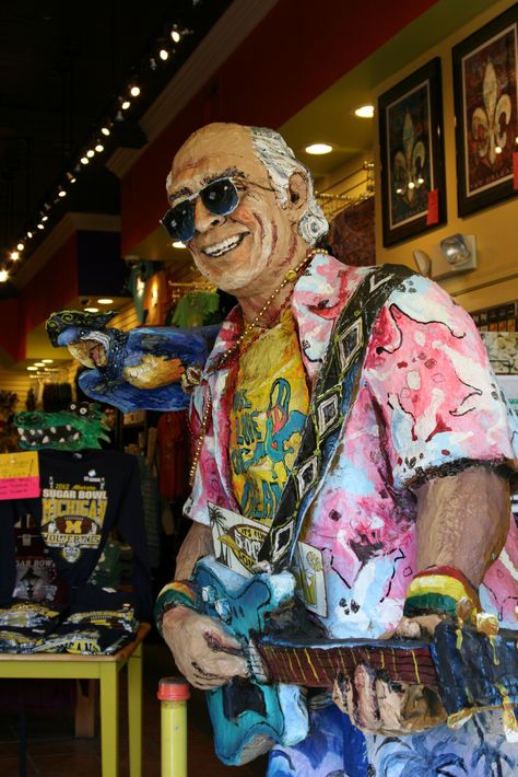 Jimmy Buffet New Orleans LA Jimmy Buffet, Tiki Hut, Jimmy Buffett, Music Memories, Yesterday And Today, Celebrity Art, Mardi Gras, New Orleans, Cool Art