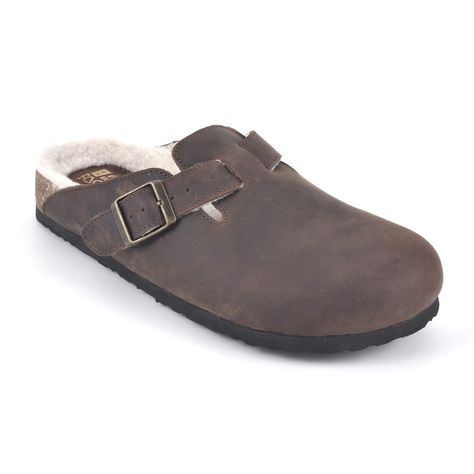 Price: $46.94#white #mountain Clogs And Mules, Suede Clogs, Clogs Style, Mountain Shoes, White Mountain Shoes, Footbed Sandals, Sheepskin Boots, Birkenstock Boston, Buy Shoes Online