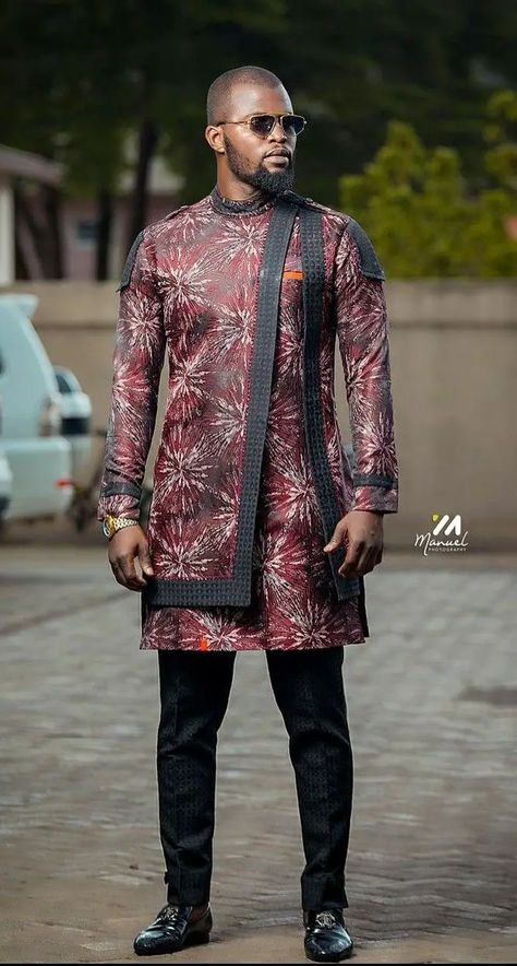 Ankara Fashion for Men: 42 Styles You Don't Wanna Miss – Svelte Magazine African Dowry Dresses, Modern African Mens Fashion, African Men Fashion Wedding, African Fashion Modern Street Styles, Men African Wear, Men African Fashion, Latest African Wear For Men, African Wear For Men, Dashiki For Men