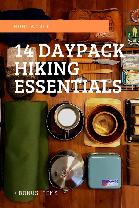 While you’re getting prepared for a day hike, you might be wondering what you need to take with you.   You certainly don’t have to carry any bulky or heavy equipment like a tent for a day, but there are definitely a number of essential items that you should pack. Crucial hiking items ensure that your day hike is more comfortable, enjoyable and safe.   In addition, there are also optional items you might want to carry with you, depending on which hike you choose to do. Hiking Day Pack, Weekend Packing, Day Hiking, Packing Essentials, Hiking Essentials, Hiking Accessories, Hiking Destinations, Packing Lists, Save Your Life