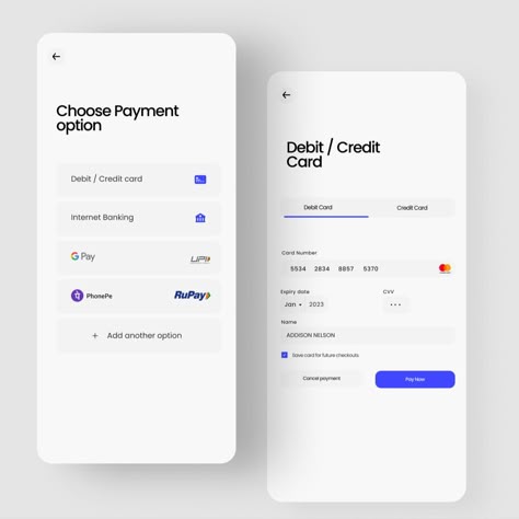 Payment page UI design Payment Ux Design, Payment Website Design, Payment App Ui Design, Payment Ui Design Mobile, Payment Screen Ui, Payment Method Ui Design, Create Account Ui Design, Card Ui Design Mobile, Checkout Page Ui Design