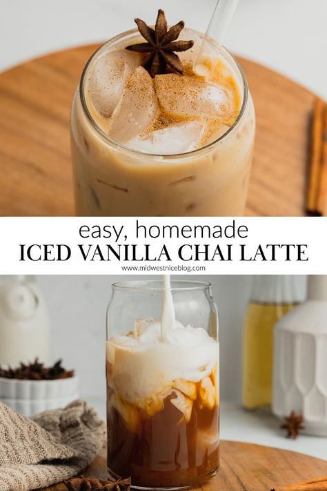 Tazo Chai Tea Latte Recipe, Chia Latte Recipe, Chai Latte Mix Recipe, Vanilla Chai Tea Latte Recipe, Vanilla Chai Latte Recipe, Chai Tea Concentrate Recipe, Chia Tea Latte Recipe, Iced Chai Latte Recipe, Homemade Chai Latte