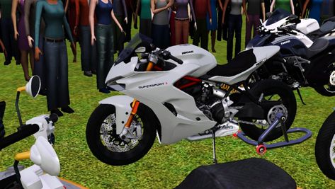 The Sims 3 & The Sims 4 Stuff by DailyCard — The sims 3 Ducati SuperSport Link:... Sims 4 Cc Motorcycle, Sims 4 Motorcycle Cc, Sims 4 Jobs, Ducati Supersport, Sims 4 Piercings, Car Poses, The Sims 3, Sims4 Cc, Sims House