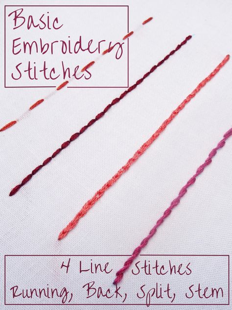 All Embroidery Stitches, Rose Embroidery Pattern, Basic Embroidery, Learning To Embroider, Basic Embroidery Stitches, Embroidery Stitches Tutorial, Learn Embroidery, Brazilian Embroidery, Simple Embroidery