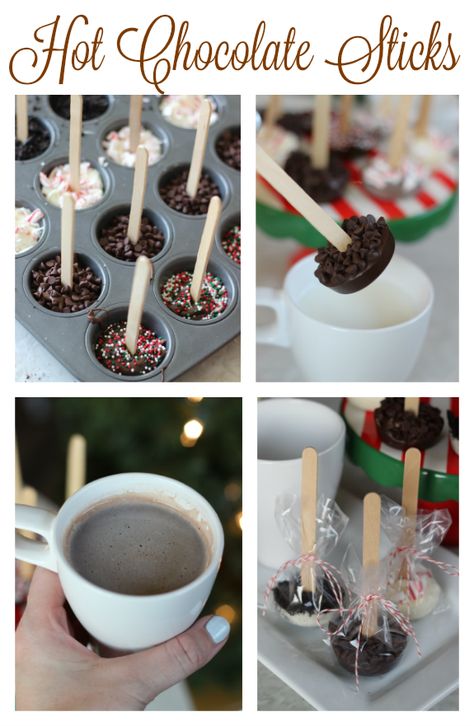 Hot Chocolate Sticks                                                       … Christmas Food Hamper Ideas, Hot Chocolate Hamper, Hot Chocolate Sticks, Hot Chocolate Party, Hot Chocolate Spoons, Săpunuri Handmade, Chocolate Sticks, Chocolate Spoons, Cup Of Milk