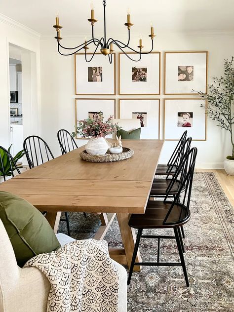 Havenly Dining Room, Home Ideas Kitchen, Boho Dining Room, Home Drawing, Modern Farmhouse Dining Room, Drawing Home, Dining Room Cozy, Modern Farmhouse Dining, Dining Room Style