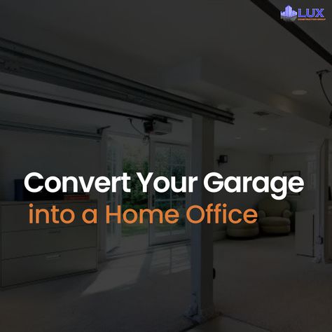 Home Office Garage Conversion, Turning Garage Into Office, Garage Home Office Ideas, Garage Converted To Office, Turn Garage Into Office, Garage Into Office Space, Garage Office Ideas Layout, Garage To Office Conversion, Garage Office Conversion