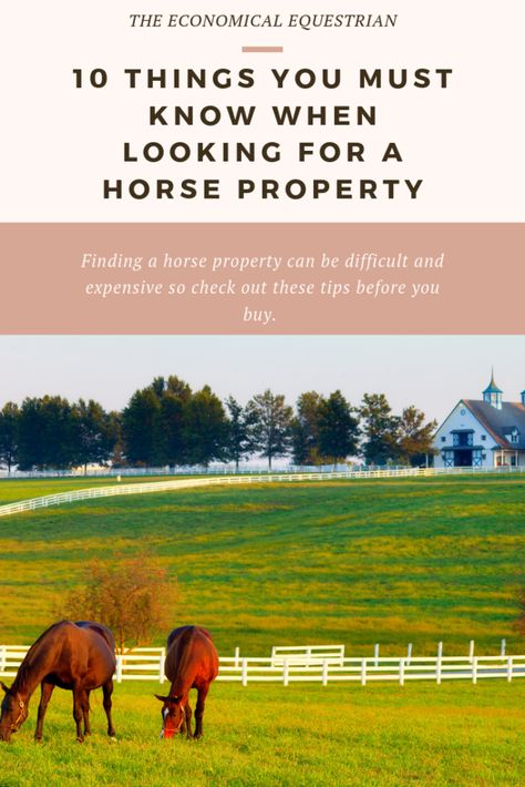 Horse Ranch Property, Buying A Horse, Horse Hacks, Different Types Of Fences, Farm Management, Farm Property, Farm Inspiration, Equestrian Property, Farm Hacks