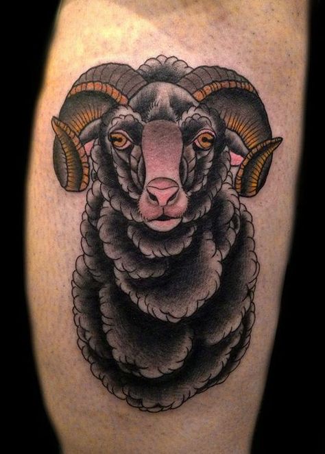 Black Sheep Tattoo, Lamb Tattoo, Sheep Tattoo, Tattoo Cool, Ram Tattoo, Sheep Skull, O Tattoo, Tattoo Prices, Medusa Tattoo