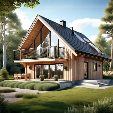 Scandinavian Style Exterior, Modern Scandinavian House Exterior, Scandinavian Barndominium, Scandinavian Small House, Scandinavian Home Plans, Scandinavian Barn House, Scandinavian Home Exterior, Scandinavian House Exterior, Scandinavian House Plan