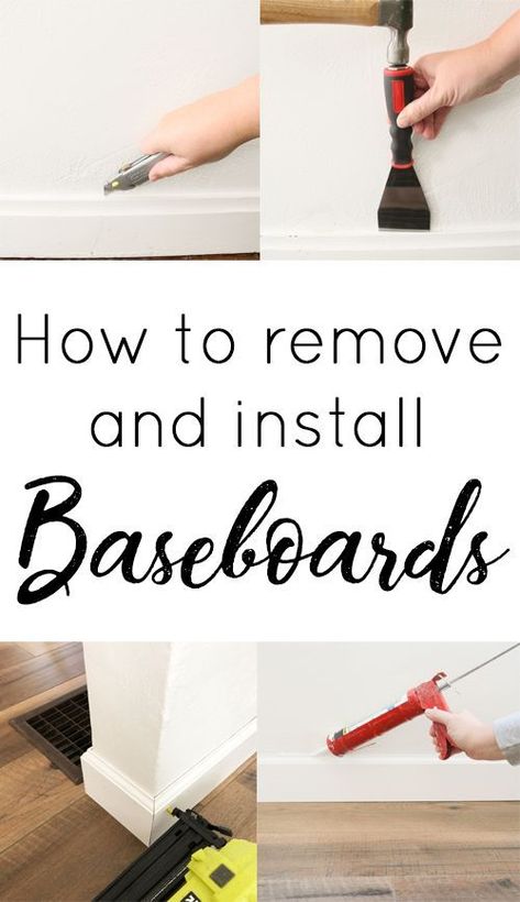 Diy Baseboards, Moulding Ideas, How To Install Baseboards, Easy Home Diy Upgrades, 1st House, Finish Work, Wood Putty, New Flooring, Paint Remover