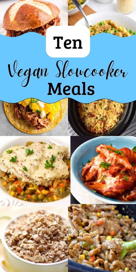 Vegan Slow Cooker Freezer Meals, Vegan Crockpot Recipes Easy, Vegan Meals Crockpot, Cheap Vegan Crockpot Meals, Vegetarian Crockpot Dinner Recipes, Meatless Crock Pot Meals, Cheap Vegetarian Crockpot Recipes, Gluten Free Vegan Crock Pot Recipes, Vegan Slow Cooker Dump Meals