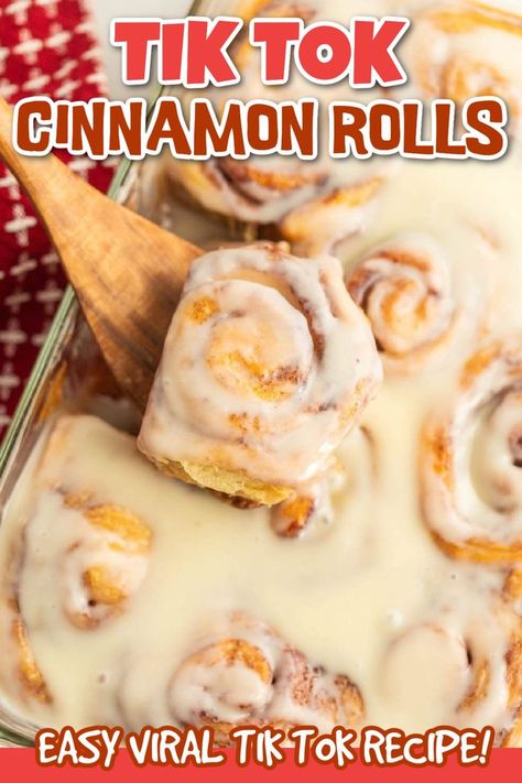 Tik Tok Cinnamon Rolls, Store Bought Cinnamon Rolls, Tiktok Cinnamon Rolls, Pillsbury Cinnamon Roll Recipes, Rhodes Rolls Recipes, Pilsbury Recipes, Orange Cinnamon Rolls, Biscuit Cinnamon Rolls, Rhodes Dinner Rolls