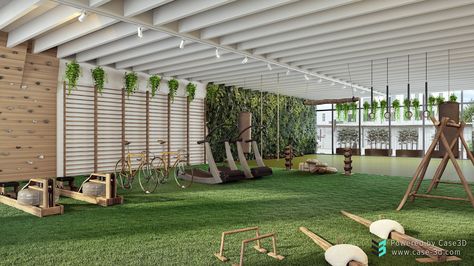 Biophilic Design in Gyms & Spas Ruang Gym, Gym Architecture, Spa Hammam, Dream Gym, Gym Design Interior, Green Gym, Sustainable Interior Design, Hotel Gym, Indoor Gym