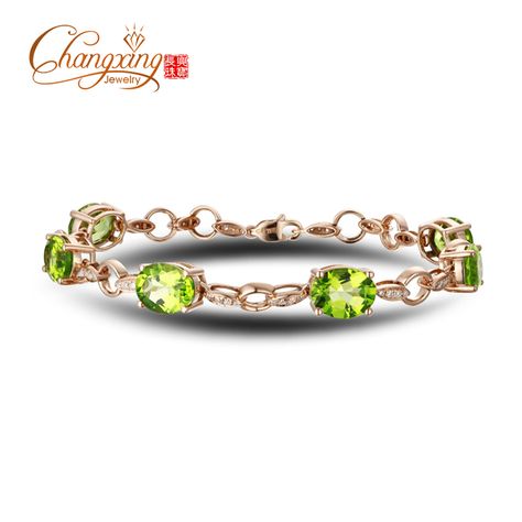 14.63ctw Oval Flawless Green Peridot Pave Diamond 14k Rose Gold Gem Bracelet Gold Certificate, Peridot Color, Peridot Bracelet, Gems Bracelet, Clothing Wholesale, Low Low, Ladies Clothing, Green Peridot, Rose Gold Bracelet