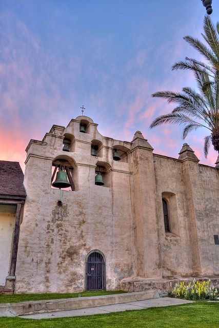 San Gabriel Mission by mykdelapaz, via Flickr built in 1771 was the fourth mission of the twenty-one missions built in California. Azusa California, California Missions Project, San Gabriel Mission, California English, Mission Report, Junipero Serra, Alta California, Spanish Mission, Mission Projects