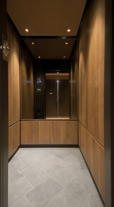 Lobby Decor Ideas, Elevator Lobby Design, Cabin Modern, Elevator Interior, Cabin Interior Design, Elevator Lobby, Lobby Decor, Elevator Design, House Interior Design Styles