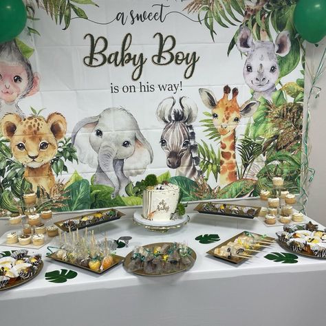 20 Best Baby Shower Safari Party Ideas [2023] Jungle Animal Baby Shower Theme, Safari Shower Ideas, Safari Party Ideas, Zoo Baby Shower Theme, Safari Baby Shower Favors, Safari Baby Boy, Safari Baby Shower Cake, Zoo Baby Shower, Safari Baby Shower Decorations