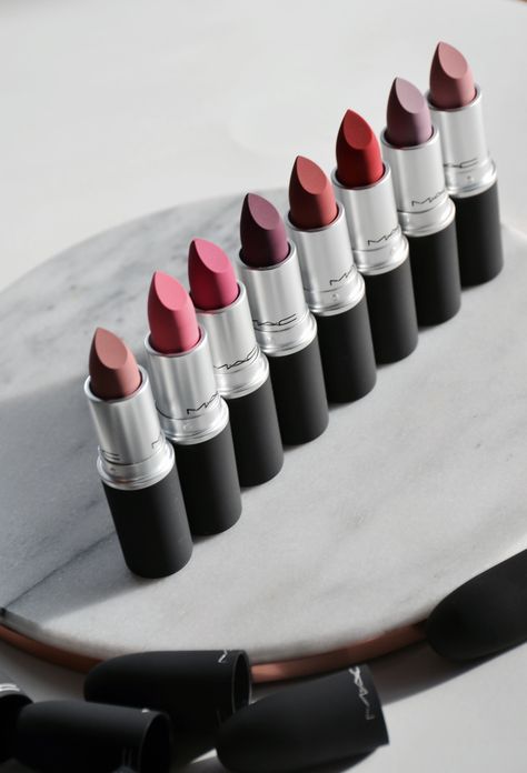 Mac Powder Kiss Lipsticks (New Shades) - Makeup-Sessions #матоваяпомада #помадаультра #увлажняющаяпомада #краснаяпомада Mac Powder Kiss Lipstick, Mac Lipstick Shades, Mac Powder, Kiss Lipstick, New Mac, Mac Lipstick, Lipstick Shades, Nude Pink, Pink Velvet