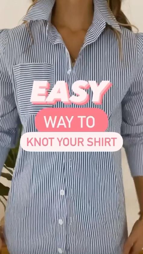 Tie A Shirt Knot, Tie Shirt Knot, How To Tie A Shirt Knot, How To Tie A Shirt, Tie A Shirt, Knot Tutorial, Shirt Knot, Shirt Hacks, Looks Jeans