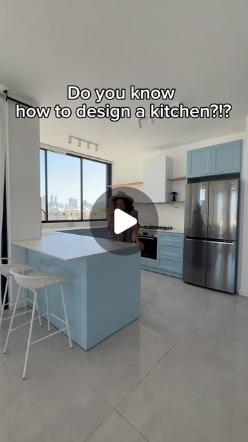 DIY furniture & Apartments on Instagram: "Did you know there are some basic functionality rules to design a kitchen?!

Save it for when you are making your own!
#interiordesign #kitchen #kitchendesign #kitchendecor #kitchenremodel" Apartment Furniture, Open Plan Kitchen, Kitchen Layout, Open Plan, A Kitchen, Kitchen Remodel, Diy Furniture, Make Your Own, Did You Know