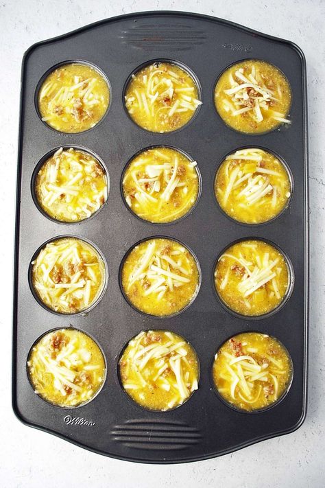 This easy recipe for sausage egg muffins is the perfect healthy breakfast for someone looking for a high-protein meal or snack and great for meal prep! #eggmuffins #sausageeggmuffins #highproteinbreakfast #eggcups #bakedeggs Recipe For Sausage, Sausage Egg Muffins, High Protein Muffins, Sausage Muffins, Breakfast Quiche Recipes, Egg Muffins Breakfast, Turkey Breakfast, Perfect Healthy Breakfast, Low Calorie Breakfast