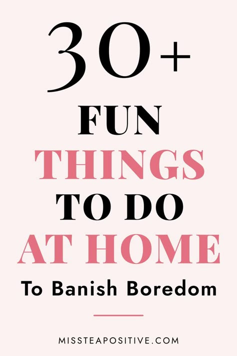 How to have fun by yourself as an adult? Here's a list of fun things to do at home when bored. These ideas include fun activities for adults when your bored, best activities to do alone at home on a weekend or holiday, things to do while quarantining in the summer, list of things to do while stuck at home in winter or fall, fun activities for stay at home moms, cozy things to do on a rainy day, happy things to do alone at home list, stay at home activities for adults while quarantine & more! Fun Things To Do With Parents, Things To Do For Fun At Home, Activities For Bored Adults, Things To Do At Home By Yourself, What To Do By Yourself At Home, Fun Stuff To Do When Bored At Home, Things To Do At Home With A Friend, Cozy Things To Do, Things To Do During Summer At Home