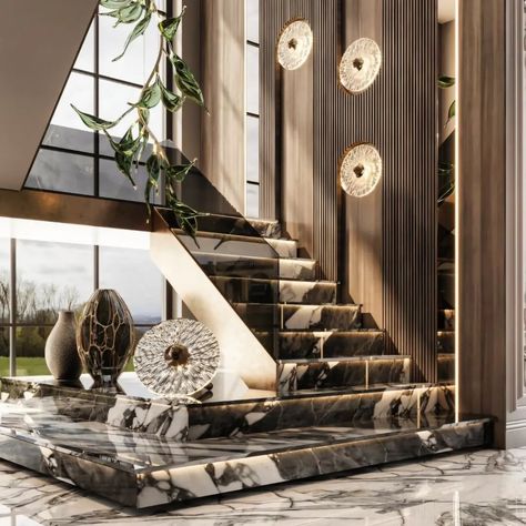 Modern staircase designs for luxury touch to your home . . . #staircase #staircasedesign #stairdesign #staircases #staircaserenovation #staircasedecor #staircaseideas #stairdesign #staircasemakeover #trendystaircase #trendystairs #staircase4u #staircaseforyourself #staircase2024 #2024stairclimb #modernstaircase #modernstaircasedesign #luxuryhomes #luxurystaircase #modernstairs #stairsdesign4luxuryhome Luxury Staircase Modern Stairways, Staircase Design Modern Luxury, Staircase Design Modern Luxury Homes, Home Staircase, Modern Luxury Homes, Luxury Stairs, Luxury Staircase, Staircase Designs, Staircase Design Modern