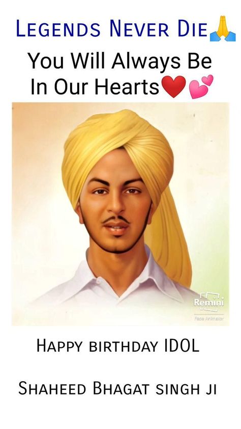 Happy Birthday SHAHEED BHAGAT SINGH JI [Video] | Bhagat singh, Singh, Happy 23 March Bhagat Singh Video, Bhagat Singh Birthday Video Status, Happy Birthday Bhagat Singh, Bhagat Singh Video Status, Bhagat Singh Birthday Wishes, Bhagat Singh Video, Bhagat Singh Status, Bagath Singh, 23 March Bhagat Singh