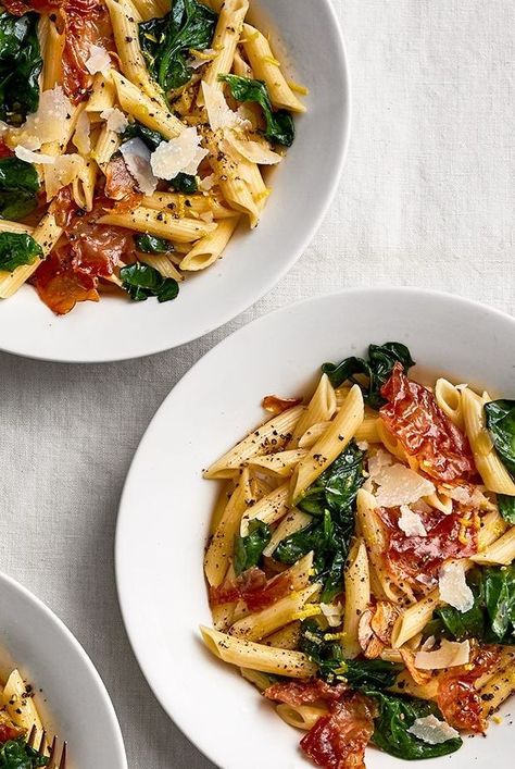 Pasta With Prosciutto And Spinach, Recipes With Prosciutto Dinners, Pasta And Prosciutto Recipes, Proscuitto Recipe Pasta, Proscuttio Recipes, Pasta Prosciutto Recipes, Prosciutto Pasta Recipes, Procuttio Recipes, Recipes With Prosciutto