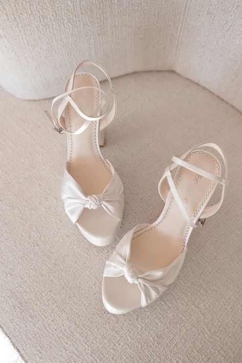 Designer Wedding Shoes | The White Collection Au | The White Collection Wedding Shoes Platform Brides, Wedding Dresses Shoes, Bridal Platform Shoes, Wedding Footwear For Bride, Platform Bridal Heels, Open Toe Wedding Heels, Wedding Platform Shoes, Wedding Heels Aesthetic, Aesthetic Wedding Shoes