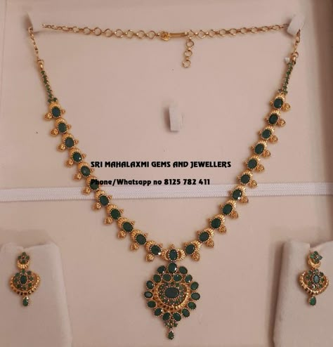 Pachalu Necklace Gold, Pachalu Necklace, Emerald Necklace Indian, Ruby Necklace Designs, Ruby Jewelry Necklaces, Temple Jewelry Necklace, Gold Pearl Jewelry, Fancy Jewelry Necklace, Gold Jewelry Simple Necklace