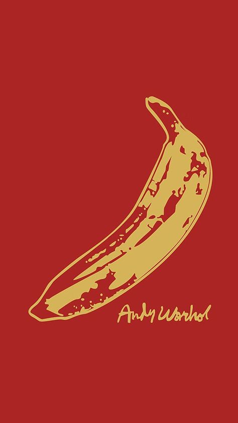 Andy Warhol Andy Warhol Wallpaper Iphone, Andy Warhol Wallpaper, Andy Warhol Banana, Banana Wallpaper, Andy Warhol Flowers, Basquiat Art, Andy Warhol Art, Warhol Art, Instagram Background