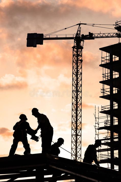 Construction worker. Silhouette of construction worker at sunset , #affiliate, #worker, #Construction, #Silhouette, #sunset, #construction #ad Construction Pictures Photographs, Construction Aesthetic Photography, Construction Work Aesthetic, Construction Management Aesthetic, Construction Wallpaper Backgrounds, Construction Worker Aesthetic, Construction Artwork, Construction Silhouette, Construction Site Photography