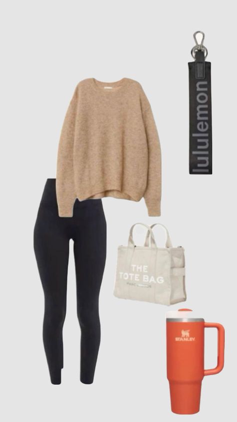 Ways To Style Black Leggings, Style Black Leggings, Sports Banquet, Cute Fall Outfits, Favorite Products, Black Leggings, Fall Outfits, Leggings, Tote Bag