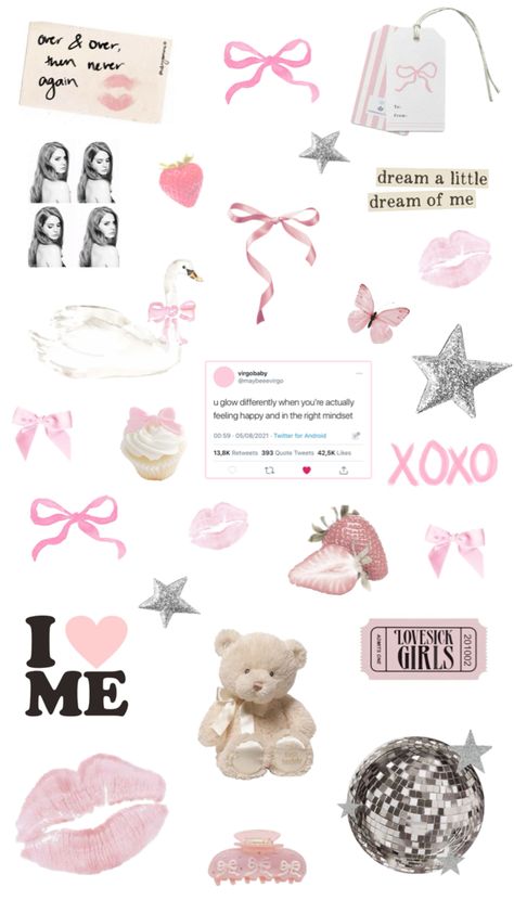 #pink #pinkaesthetic #pinkaesthethic #wallpaper #wallpapercollage #scrapbook #scrapbookaesthetic #lanadelrey #bows #collages #softaesthetic Collage Scrapbook Layouts, Pink Scrapbook, Money Stickers, Scrapbook Printing, Cute Laptop Stickers, Collage Scrapbook, Iphone Case Stickers, Summer Scrapbook, Collage Phone Case