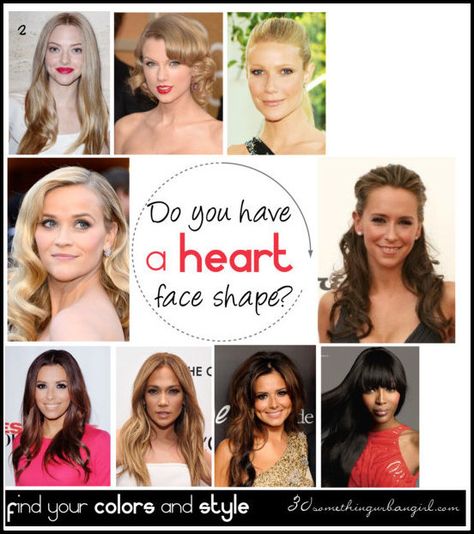 Do you have a heart face shape? Find the best hairstyles with celebrity examples, jewelry and frames according to your seasonal color palette. Voluminous Ponytail, 30 Something, Style Analysis, Face Shape Hairstyles, Romantic Hairstyles, The Best Hairstyles, Seasonal Color Analysis, Round Face Shape, Classic Hairstyles