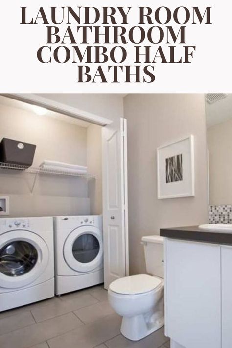 Half Bath Laundry Room Combo, Small Bathroom Laundry Combo, Closet In The Bathroom, Bath Laundry Combo, Bathroom And Laundry Room Combo, Bathroom Laundry Room Combo, Laundry Combo, Laundry Room Bathroom Combo, Laundry Bathroom Combo