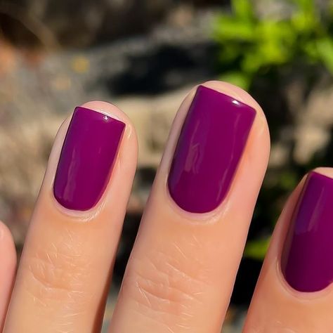 Crystal • Nail polish | Nail care on Instagram: "This color is perfect 😭😌 There’s nothing like a gorgeously rich, saturated nail color. 😮‍💨 On my nails: Take Off, @ellamila . . . . . . . . . . #nails #nailpolish #nailinspo #nailideas #diynails nail inspo inspiration cute nails uñas unhas natural nails how to paint your nails perfectly perfect cuticles nail ideas care lacquer autumn spring fall essie trendy style nail polish nail trends 2024 nail polish color trending ongles" Nail Spring 2024, Perfect Cuticles, Spring Nail Color, Uñas Ideas, Nails Styles, Nails Autumn, Nails Nailpolish, Spring Nail Colors, Crystal Nails