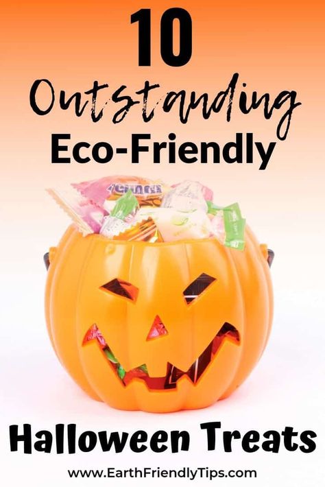 You can make this Halloween a lot less scary for the environment and your trick-or-treaters when you choose to hand out some of these fantastic eco-friendly Halloween treats. #ecofriendly #Halloween #sustainable Eco Friendly Halloween, Halloween Class Treats, Sustainable Halloween, Vegan Halloween Food, Halloween Prizes, Sustainable Tips, Quotes Kindness, Peter Walsh, Teal Pumpkin Project