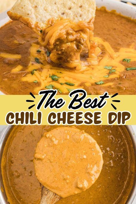 Chili Cheese Dip - 2 Ingredients & 5 Minutes! Chili Cream Cheese Dip, Chili Cheese Dip Recipes, Chili Cheese Dip, Cheese Dips, Cheese Dip Recipe, Chili Cheese Dips, Chili Dip, Cheese Dip Recipes, Dipping Sauces Recipes