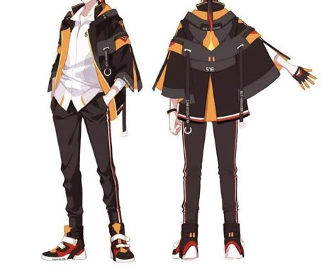 Cyberpunk Outfit Male, 4 Brothers, Cyberpunk Outfit, Cyberpunk Clothes, Cyberpunk Fashion, Drawing Anime Clothes, Dress Design Sketches, Elsword, Futuristic Fashion