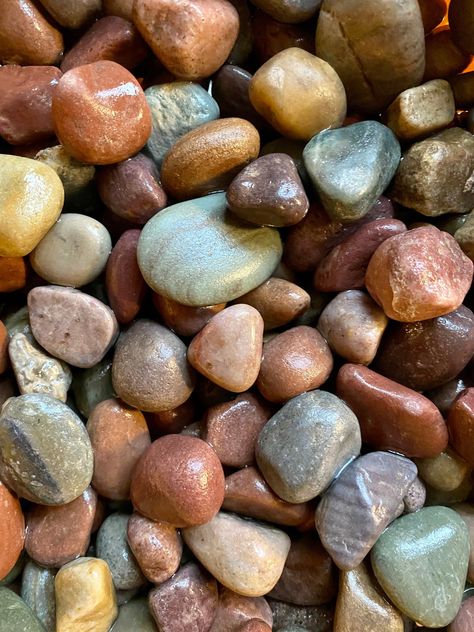 "Rainbow Colorful beach stones, pebbles from Montana. For planters, aquarium, terrarium  different colors, different sizes, different shapes, all river tumbled.  When you get your stones, please rinse them with water to bring out colors!  They looks like from Glacier national park McDonalds lake! (We didn't pick up them in park, they come from private property). 1\" average  This stones are not polished or coated, they are natural.  You can cover approximately 10\" x 10\" In pictures stones are River Pebbles, Aquarium Terrarium, Rainbow Rocks, River Stones, Stone Pictures, Beautiful Rocks, Private Property, Beach Stones, Glacier National