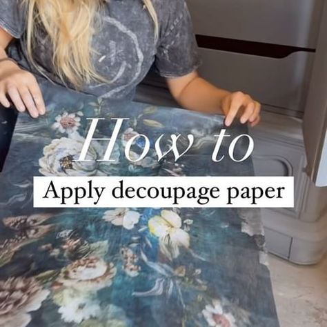 Day 2 with Jonathan Marc Mendes: Exploring antique techniques. | Instagram Decoupage Furniture Ideas, Decoupage Drawers, Restoration Furniture, Furniture Artist, Artist Tutorials, Decoupage Tutorial, Mod Podge Crafts, Furniture Painting Techniques, Napkin Decoupage