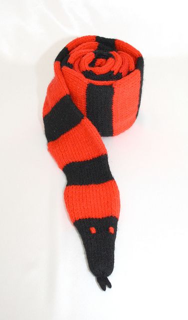 Extra Long Red and Black Striped Snake Scarf Sock Snake, Animal Scarves, Snake Scarf, Striped Snake, Crochet Snake, Snake Bag, Knit Scarves, Charity Work, Long Red