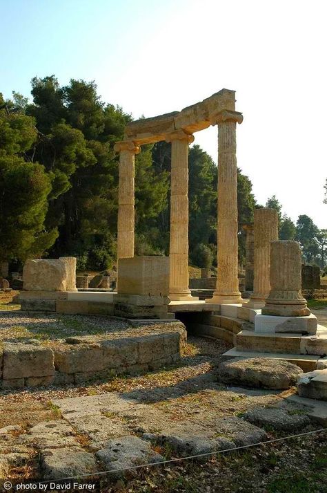 Archaeological Site of Olympia - Greece Olympia Greece Aesthetic, Greece Olympia, Matt Painting, Ancient Greece Aesthetic, Olympia Greece, Ancient Olympia, Greece Aesthetic, Greece Trip, Ipad Essentials